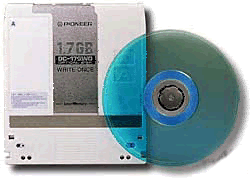 Pionner DEC-17GMO 1.7GB 5.25"  WORM media